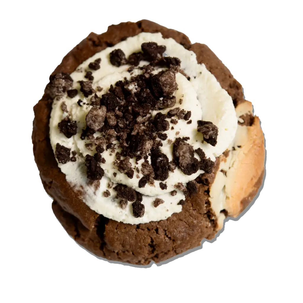 Cookie Oréo de Maison Cookie, croquant et crémeux.